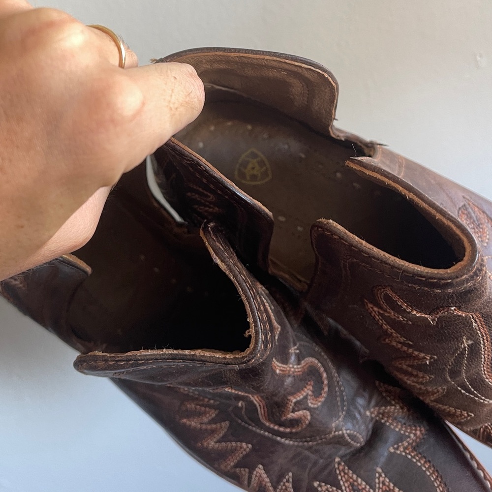 Ariat Brown Western Dixon Bootie - Picture 8 of 8